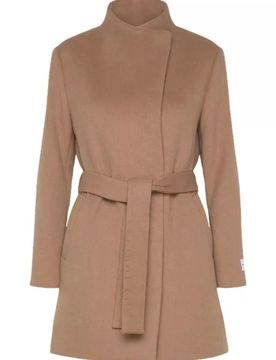 CAPPOTTO WOOL FUNNEL NECK COAT