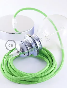 Cables Lampe Suspendue Pendel Pour Abat-jour Rm18 50 Cm Green Lime / Chrome Plated One Size - Creative - FashionsVida