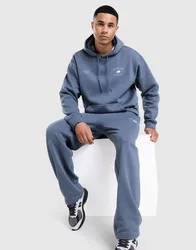 Mens Oval Hoodie - Blu, blu blu Uomo taglia M