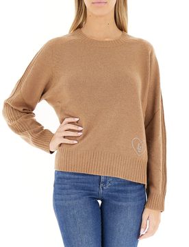 Maglione girocollo LIU JEANS CAMMELLO XS