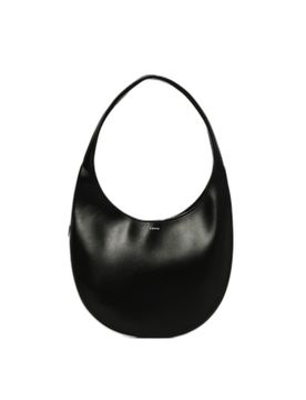 Crescent Zippered Tote Handbag