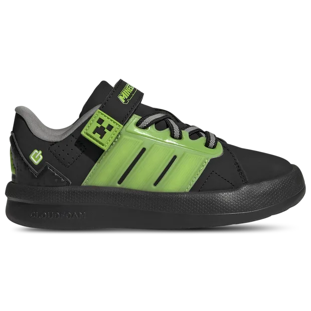 Minecraft Toddler Trainers - Black - Size 1.5 - Mesh/Synthetic - Black - Size: 1.5 - Adidas - FashionsVida