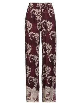 Pantalones Mujer Burdeos S Mujer