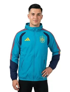 Veste Spain 26 Tiro All Weather Bold Aqua M - Adidas - FashionsVida