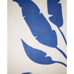 Pañuelo 100% algodón con estampado de hojas