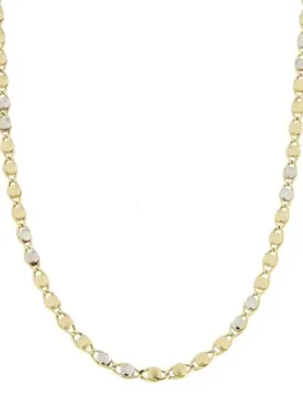 Collana Uomo Oro Giallo Bianco GL100361