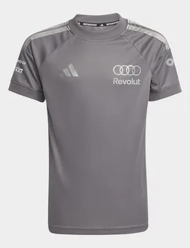 Mens Maglia Replica Pilota Team Audi Revolut F1 - Grigio, grigio grigio Bambino taglia 11-12Y - Adidas - FashionsVida