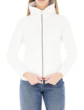 Piumino con cappuccio BIANCO 3
