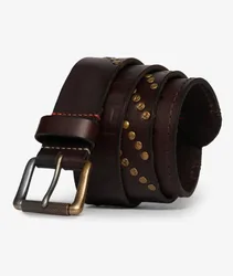 Superdry Herren Branded Buckle Goods Gürtel Braun - Größe: S