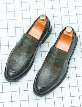 Retro Men Loafers A Slip-on Casual Comfortable Fashion Leather Shoes Business Office Gentleman Shoes Size 38-48 Men Shoes - Aliexpress - FashionsVida