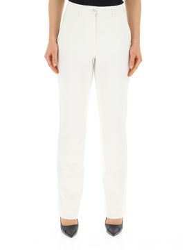 Pantalone gamba dritta BIANCO L