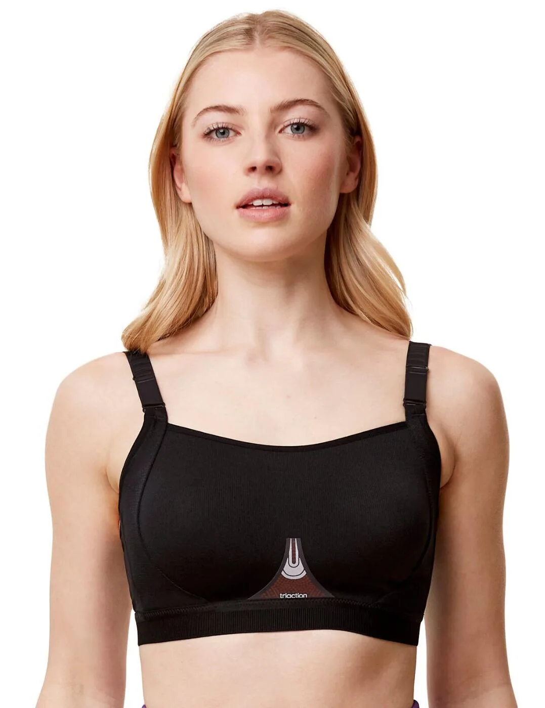 Womens Triaction Gravity Lite Wireless Sports Bra - Black Polyamide - Size 34d - Triumph - FashionsVida