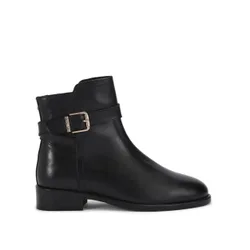 Womens Leather Pienza Ankle Boot Wfs - Black - Size Uk 4