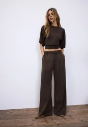 Hose mit weichem Griff Braun 36