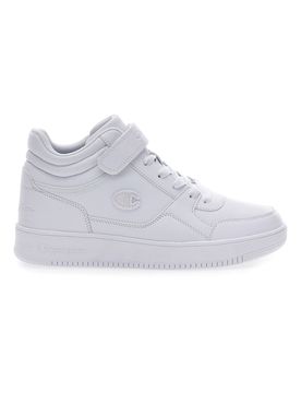 Sneakers Mid-Cut Bianche Alte con Velcro sulla Caviglia RD18 MID 44