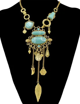 Bohemian Collier Femme Tassel Maxi Coin Neck Chain Turkish Green Stone Pendant Women Bib Collar Statement Necklac Gypsy Jewelry - Aliexpress - FashionsVida