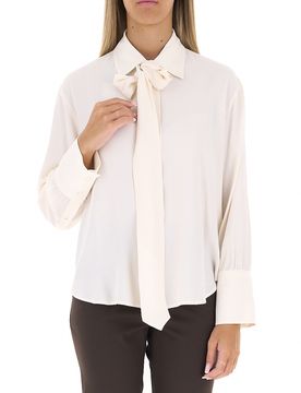 SEVENTY Blusa misto seta PANNA 42