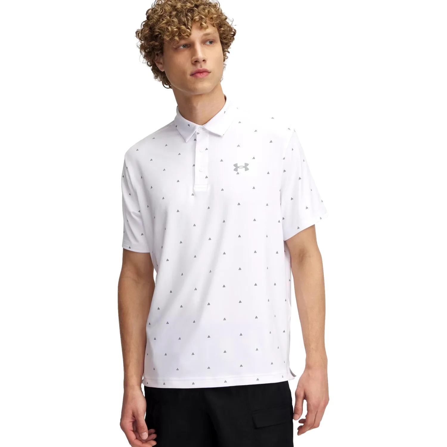 Polo Playoff 3.0 Print, weiss/grau l - Under armour - FashionsVida
