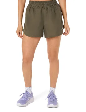 Short de courses Nagino Run Adjustable 4inch olive S - Asics - FashionsVida
