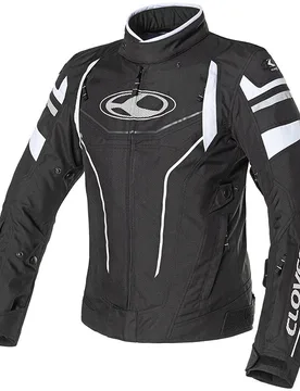 Giacca Moto AIRBLADE 4 SPORT Nero Bianco taglia 2XL - Clover - FashionsVida