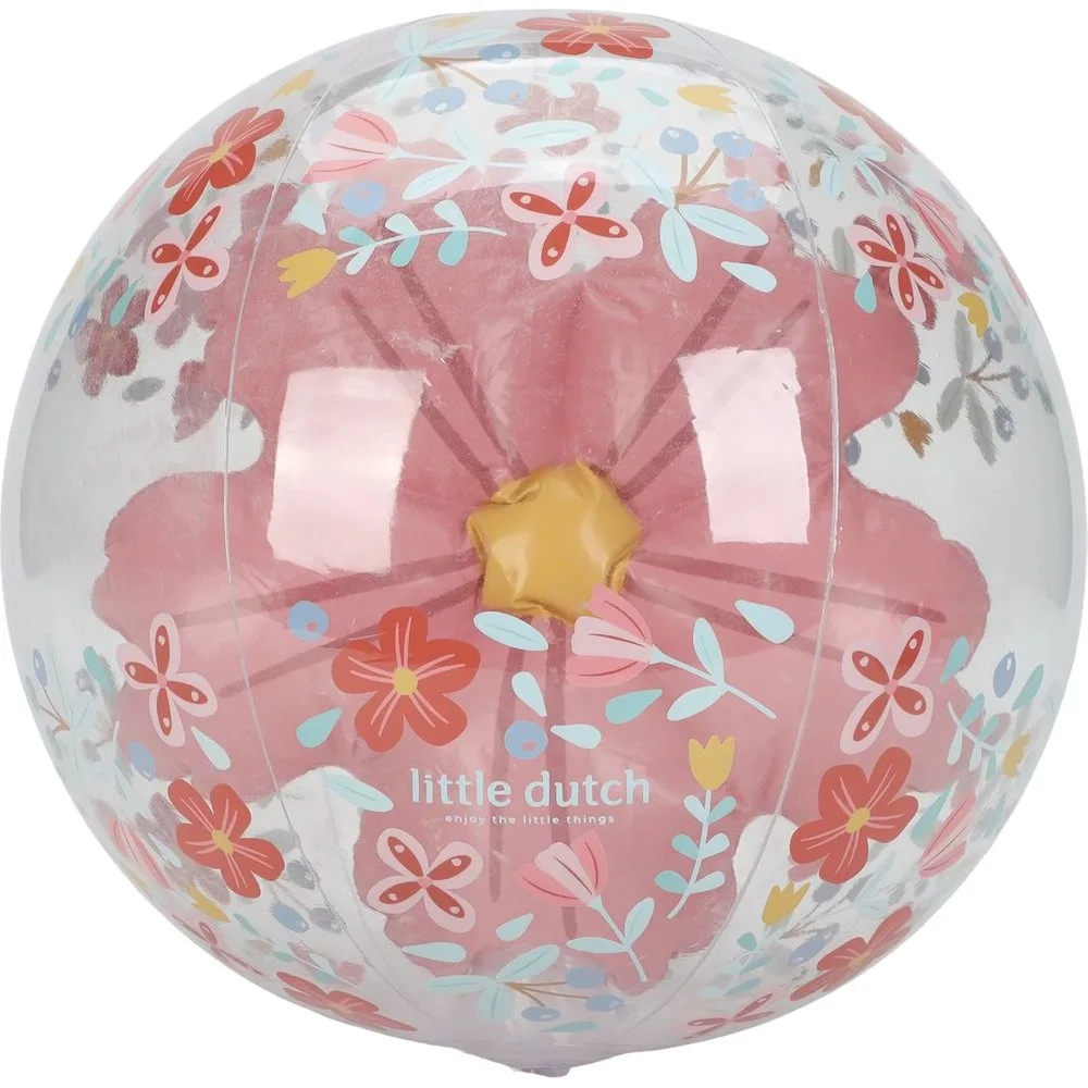Pelota de playa 3D Flores - LITTLE DUTCH - FashionsVida