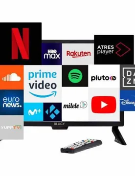 Smart 21.5´´ Led Hd 1920x1080 Pixels Television 12v Black One Size unisex - Blugy - FashionsVida