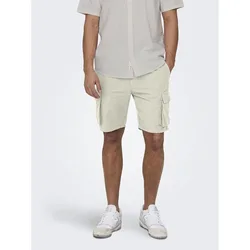 Sons Pantaloni Corti Cargo Sinus Silver Lining M