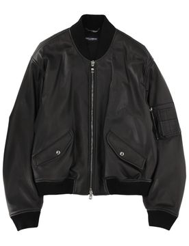 Men's Stylish Leather Jacket - Size 50 IT