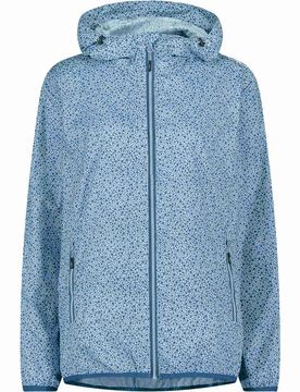 Woman jacket rain fix hood chubasquero mujer Azul (38)