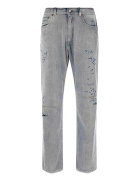 Jeans effetto usato