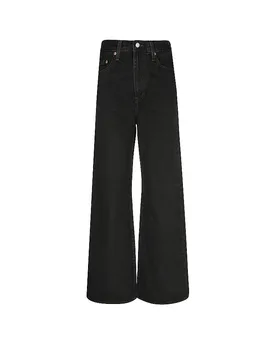 Jeans Wide Leg Fit RIBCAGE nero 28/L32 - Levis - FashionsVida