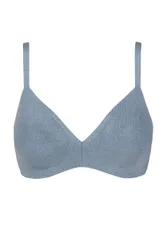 Women's 1 Pack Sloggi Zero Feel Pure THE UP Push Up Bra Liberty Blue L - Blue - Size: Large