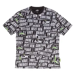 Sticker Storm Short Sleeve T-shirt Black / White XL