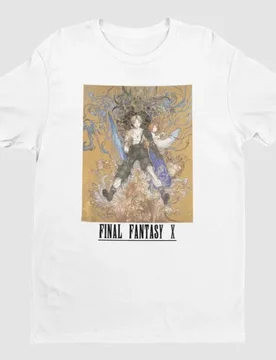 A-Final Fantasy X Tidus and Yuna | Yoshitaka Amano Key Art Premium Unisex T-shirt | Gifts for Him, Her, Final Fantasy F - Aliexpress - FashionsVida