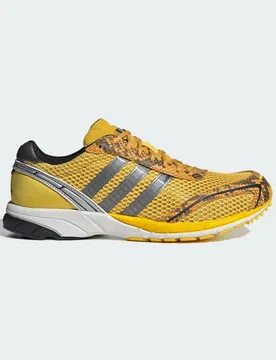 SCARPA ADIZERO ADIOS OG 39 1/3 Utility Yellow / Iron Metallic / Core Black - Adidas - FashionsVida