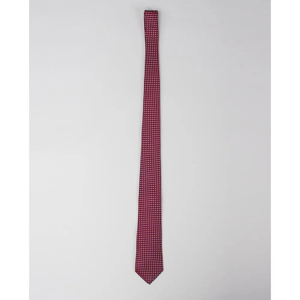 Corbata de hombre seda motivos geométricos - Florentino - FashionsVida