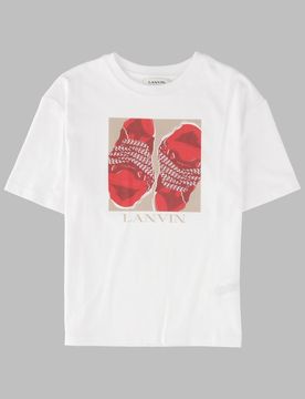 Kids 100% Cotton Trimming Tee Shirt