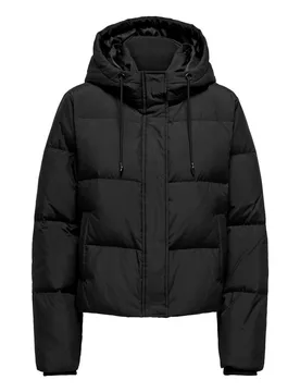 Winterjacke - ONLFREJA LIFE SHORT DB JACKET OTW NOOS - XS bis XL - für Damen - Größe L - schwarz - Frauen - female - Only - FashionsVida