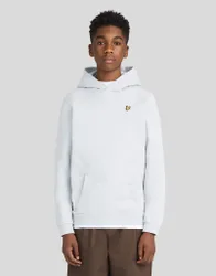 Kids Brush Back Hoodie Grey Fog