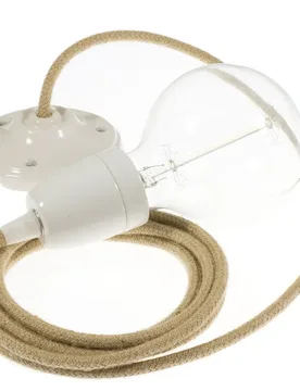 Cables Suspension Luminaire Rn06 50 Cm Beige / White One Size - Creative - FashionsVida