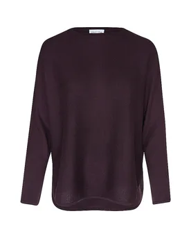 Jersey de cachemira morado S - Davida - FashionsVida