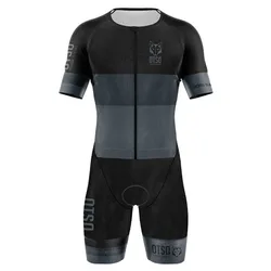 Black Short Sleeve Trisuit Refurbished Black L Men