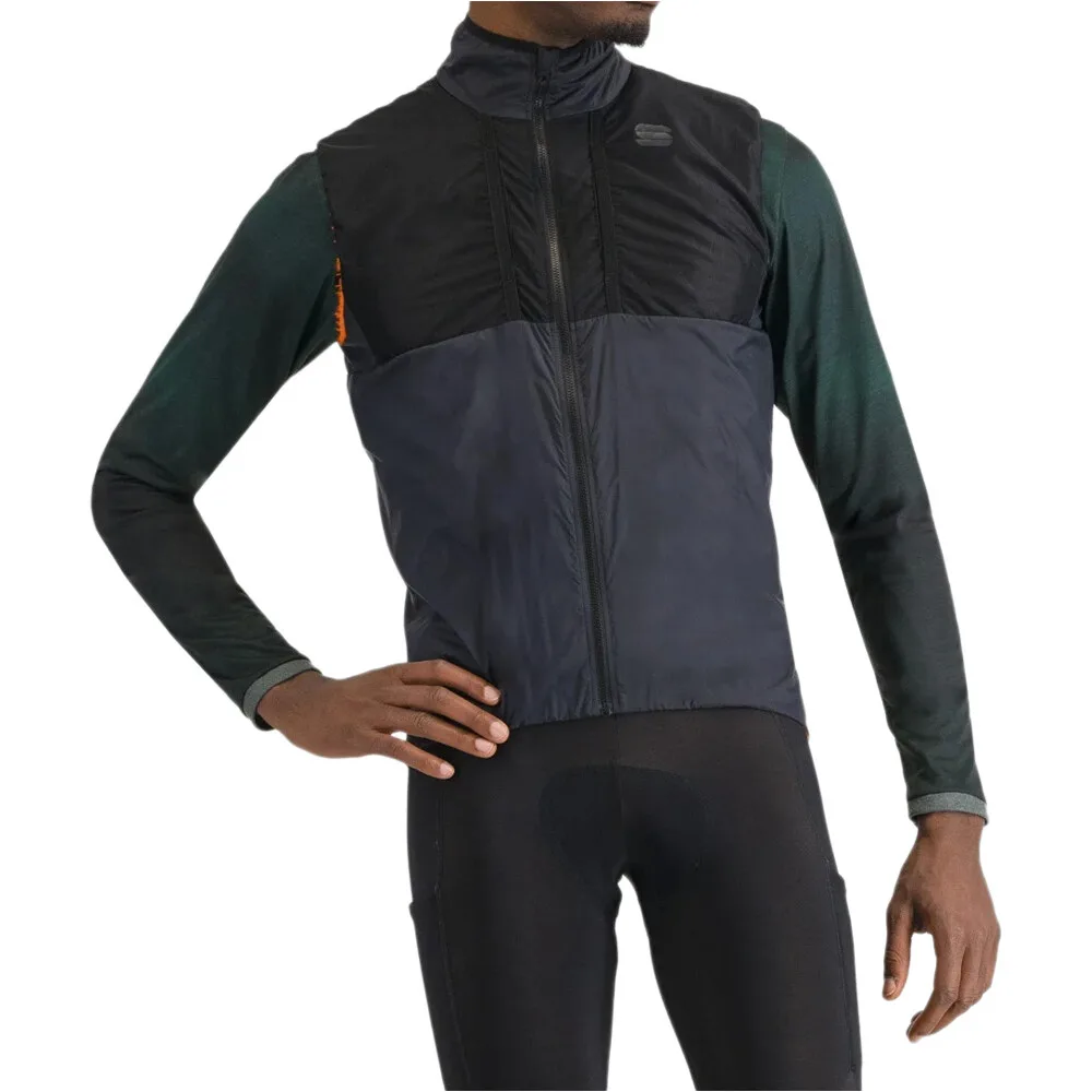Giara layer chaleco ciclismo cortavientos Negro (M) - Sportful - FashionsVida