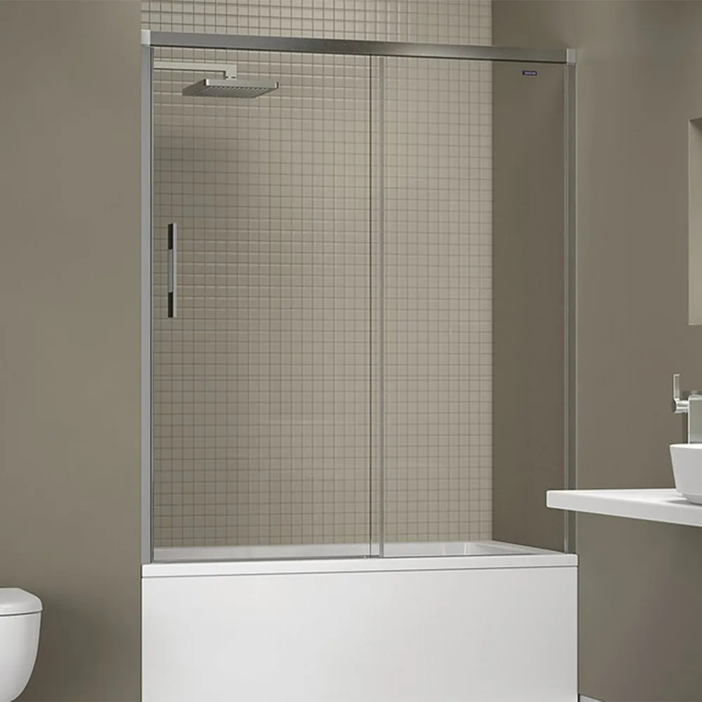 Mampara Bañera frontal D3 Gredel 1F+1P Derecha - Duscholux - FashionsVida