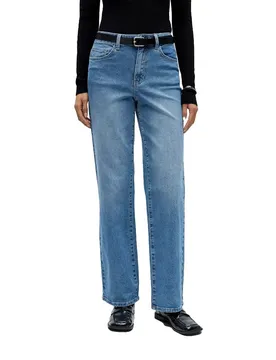 Jean Elia Mae Straight Light Blue Denim 36
