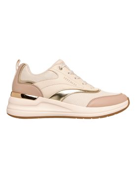Sneakers beige con inserti gold e Memory Foam Billion 2 Monroe 39