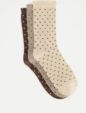 Pack de calcetines lunares lurex de mujer - Easy Wear - FashionsVida