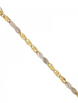 Bracciale Uomo in Oro Giallo e Bianco 803321732388