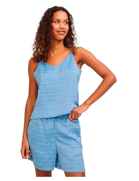 Blouse Sans Manches Malia Satin Jjxx Silver Lake Blue S