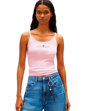 Débardeur Script Pearly Pink L